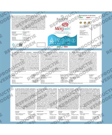 Bandini Magnesium LThreonate Magtein 2000 mg Memory mental clarity restorative sleep Optimal brain assimilation 90 vegan capsules Magnesium Threonate + vitamins B1 B6 and B12 - Buy Online on GoSupps.com