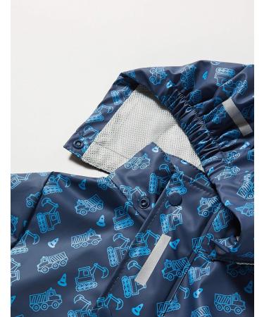 Playshoes Unisex Kid's Raincoat 98 Construction Site Allover - Wind and Waterproof Rainwear - Buy Online on GoSupps.com