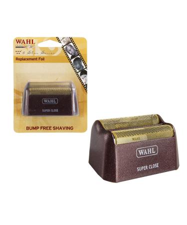 Wahl Professional 5 Star Series Shaver Shaper Replacement Super Close Gold Foil Hypo-allergenic Super Close Shaving for Professional Barbers and Stylists - Model 7031-200 - Buy Online on GoSupps.com