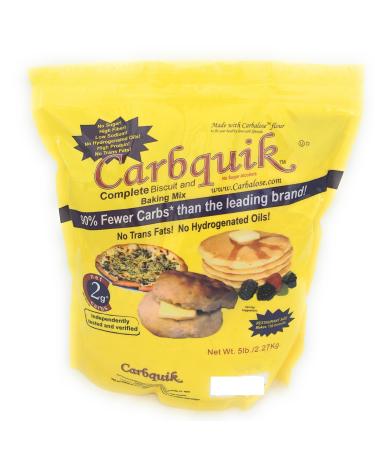 Carbquik Baking Mix 5 Pounds Convenient Resealable Pouch Keto Diet Friendly 5 Pound (Pack of 1)