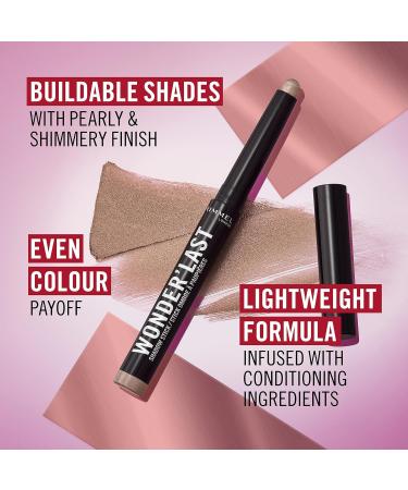  Rimmel Wonder'Last Eyeshadow Stick 006-Mermaid Blush 1.64 g - Buy Online on GoSupps.com