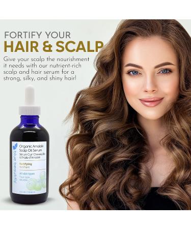 Blue Beautifly Organic Amalaki Scalp Oil Serum - Hair Growth & Nourishing Treatment 4 fl oz - Buy Online on GoSupps.com