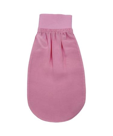 Turkish hammam peeling glove for body and face 100% silk Kessa peeling glove silk bathing shoe body peeling for women men shower by Feel Fine (candy pink & pink) - Buy Online on GoSupps.com