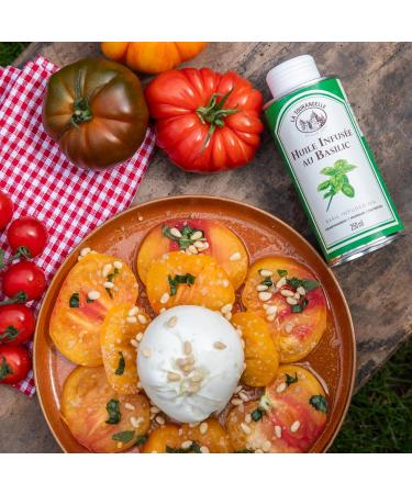 La Tourangelle - Huile infus e au Basilic - Huile naturellement infus e - Go t frais de basilic - Sans ar mes ajout s - 250ml Basilic 250 ml (Lot de 1) - Buy Online on GoSupps.com