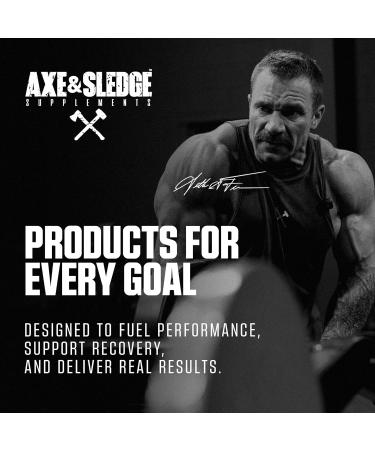Axe & Sledge Basics Creatine | Unflavored Enhances Strength & Performance Increases Lean Body Mass 50 Servings | Pure Creatine Monohydrate No Fillers or Artificial Substances | 50 Servings - Buy Online on GoSupps.com