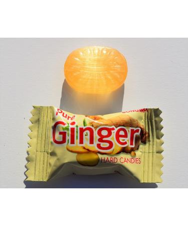 Pure Ginger Hard Candies - 3.5 oz per bag - Pack of 3 - Buy Online on GoSupps.com