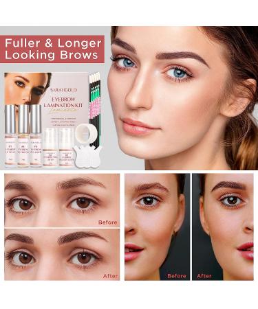 Brow Lamination Kit - DIY Eye Brow Lift for Fuller, Thicker Brows | Lasts 6-8 Weeks - Buy Online on GoSupps.com