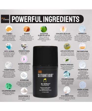 Skin Situation Mr. Radiant Daily Face Wash Mr. Brilliant Face Moisturizer and Toiletry Bag - Buy Online on GoSupps.com