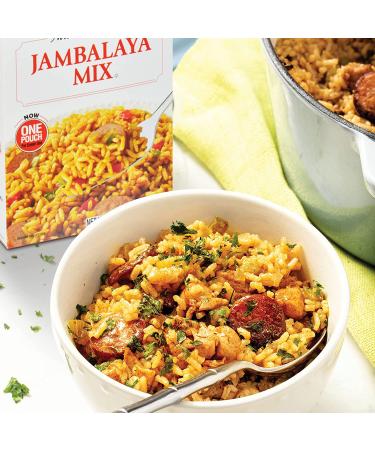 Zatarain's Jambalaya Mix 40 oz - Authentic Cajun Rice Mix for Sausage, Chicken, or Seafood - Buy Online on GoSupps.com