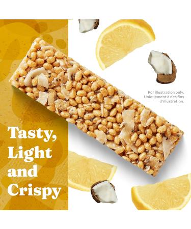 Simply Protein - Lemon Coconut Crispy Bars - Plant Based Protein Bars - Low Carb Low Sugar High Fibre - 13g Protein 2g Sugar 7g Fibre - Vegan Gluten Free Non GMO Kosher - 4 Bars Lemon Coconut 4 Count (Pack of 1) - Buy Online on GoSupps.com