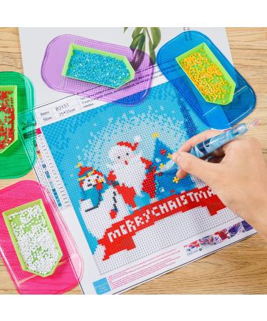 Anti-Slip Sticky Mat Set for Diamond Painting - 6 Pieces Non-Slip Gel Pads, 5.6 x 3.3 Inch Universal Tools for 5D Diamond Painting - Kid and Adult Friendly - Buy Online on GoSupps.com