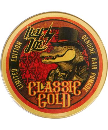 HEY JOE! Genuine Hair Pomade Classic Gold - Strong Hold Hair Gel 100ml (Pack of 1) - Buy Online on GoSupps.com