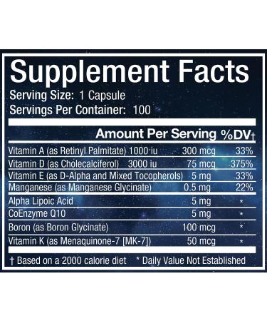 Zen Haus ADK Vitamin Supplement with Network Antioxidants for Vision, Strong Bones & Immune Support - Buy Online on GoSupps.com