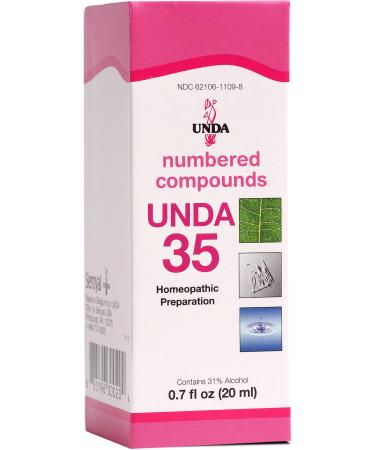 UNDA 35 Numbered Compounds | Homeopathic Preparation | 0.7 fl. oz.