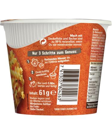 MAGGI 5 Minute Terrine Noodles in Cream Sauce Instant Tagliatelle Ready Meal (61g) Delicious Creamy Pasta for Quick International Shipping - Buy Online on GoSupps.com