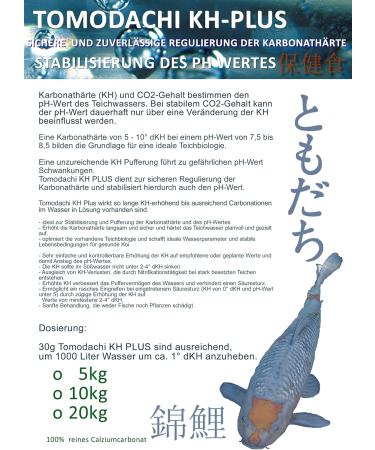 Tomodachi KH-Plus 5kg | Enhance Pond KH Buffer pH & Improve Pond Biology International Shipping Available - Buy Online on GoSupps.com