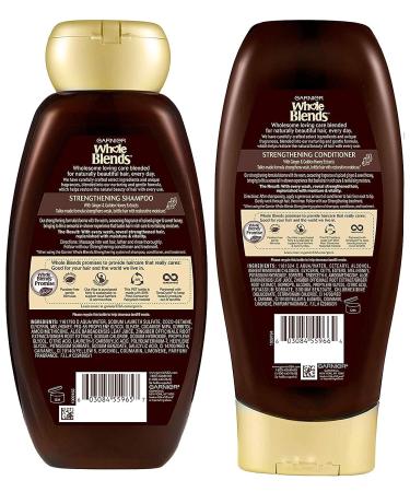 Garnier Whole Blends Haircare - Ginger Recovery Strengthening Shampoo & Conditioner Set 12.5 FL OZ - 1 Set - Buy Online on GoSupps.com
