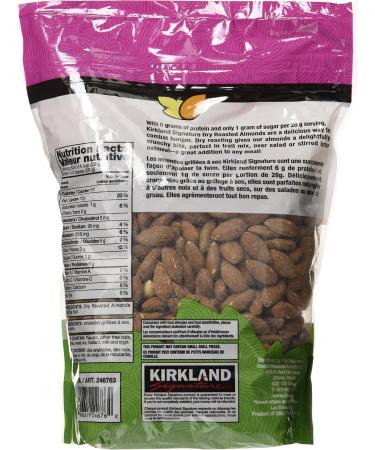 KIRKLAND SIGNATURE Dry Roasted Almonds 1.13 Kg - Buy Online on GoSupps.com