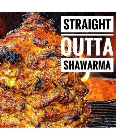 Angus & Oink | Shawarma Lebanese Kebab Rub | Meat or Vegetable Seasoning Rub | Perfect For Lamb or Vegetables | Ideal for Grilling Smoking & Oven | 220g - Buy Online on GoSupps.com