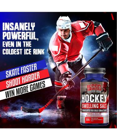 Ward Hockey Smelling Salts - Stronger Than Ampules for Cold Temperatures - Skate Faster, Shoot Harder, Win More! Ammonia Inhalant Developed for Hockey - Buy Online on GoSupps.com