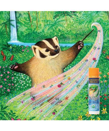 Badger Lip Balm Tangerine Breeze 0.15 oz | Natural Moisturizing Balm - Buy Online on GoSupps.com