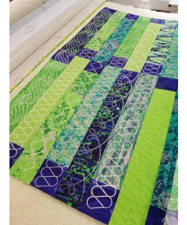 Ribbon Candy Border Stencil for Free Motion Quilting - Full Line Stencil (30733) - Buy Online on GoSupps.com