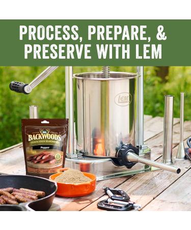LEM Backwoods Poivre en b ton d'assaisonnement avec sachet de durcissement - Buy Online on GoSupps.com