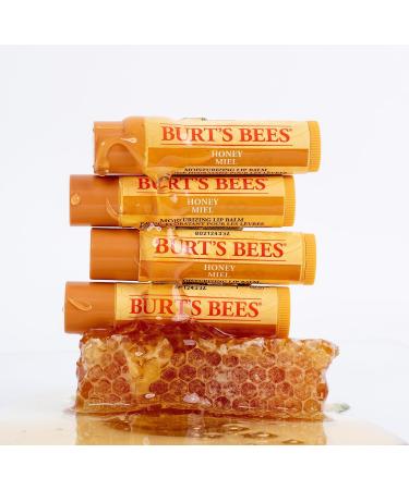 Burt's Bees Lip Balm Multipack Moisturising Lip Balm Set With Beeswax & Honey Value Pack 4x4.25g Peppermint oil 4.25 g (Pack of 4) - Buy Online on GoSupps.com