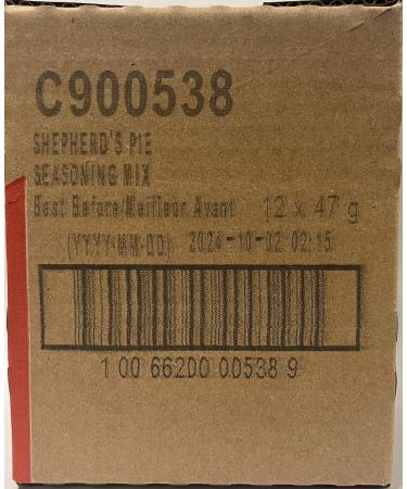 Club House Dry Sauce/Seasoning/Marinade Mix Shepherd's Pie 47g Case Pack 12 Count - Buy Online on GoSupps.com