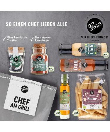 Gepp's Delicatessen Boss Gift Basket for Men | Delicious Grill Gift with Sauces BBQ Rub & More - Buy Online on GoSupps.com