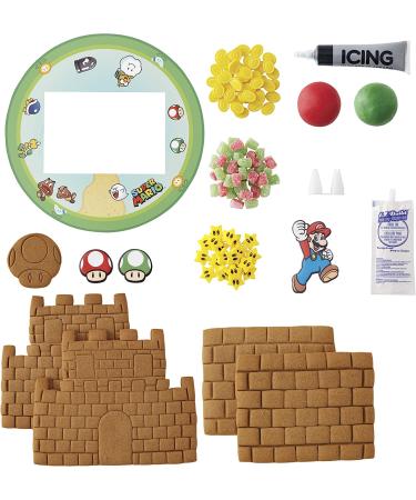 Wilton Super Mario Gingerbread Castle Decorating Kit - Build Your Own Nintendo Castle - Buy Online on GoSupps.com