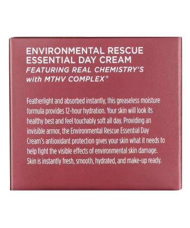 Shop Real Chemistry Environmental Rescue Essential Day Cream - 1.7 Fl Oz | Hydrating Skincare for All Skin Types | International Shipping Available - Buy Online on GoSupps.com