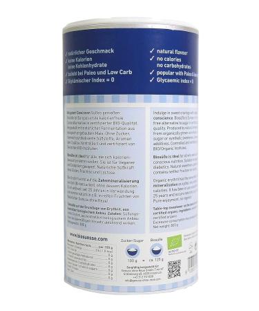 Buy Organic Erythritol - Calorie-Free Sugar Substitute Sweetener (800g) | Vegan Zero Calories International Shipping - Buy Online on GoSupps.com