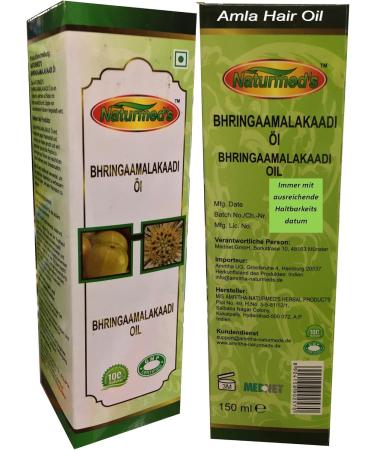 naturmeds bhringa amalakaadi Oil (ayurvedic oil for prevention of aging and hair loss 100% natural) 150 ml - Buy Online on GoSupps.com