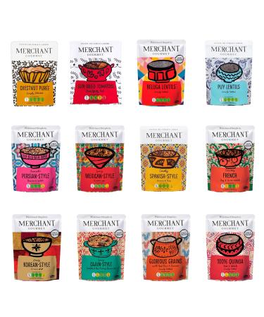 Merchant Gourmet Nut & Seeds Pick N Mix | Choose From 12+ Flavours | Cooked & Peeled Whole Sun-Dried Tomatoes Puy Lentils & French Green Smoky Spanish - Pack of 6 250.00 g (Pack of 6)