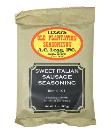 A.C. Legg INC Sweet Italian Sausage Seasoning 8 Ounce (Pack of 1)