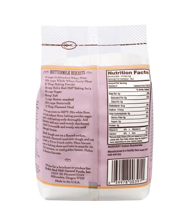 Bob's Red Mill Baking Soda 16 oz - Natural Baking Ingredient - Buy Online on GoSupps.com