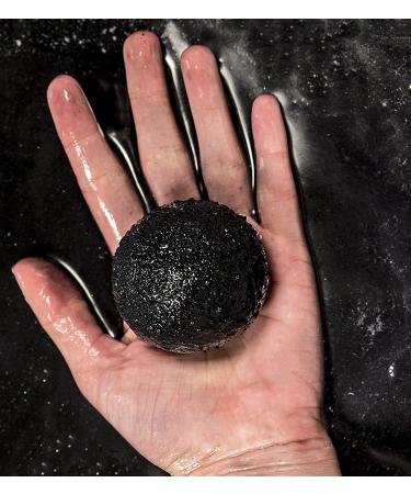 Little Black Dress Bath Bomb 8oz with Shimmer, Kaolin & Coconut Oil - Buy Online on GoSupps.com
