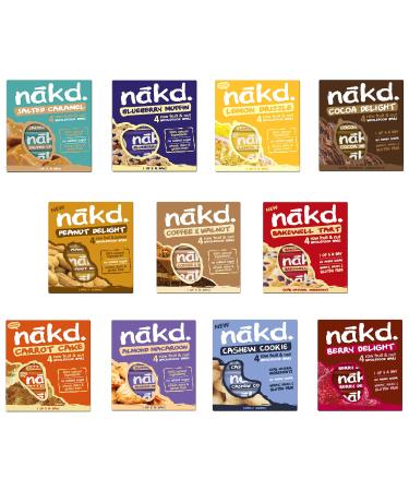 Nakd NAKD Fruit Spoon - No Added Sugar - Vegan Lactose Free Wheat Free & Gluten Free - 44 x 35g