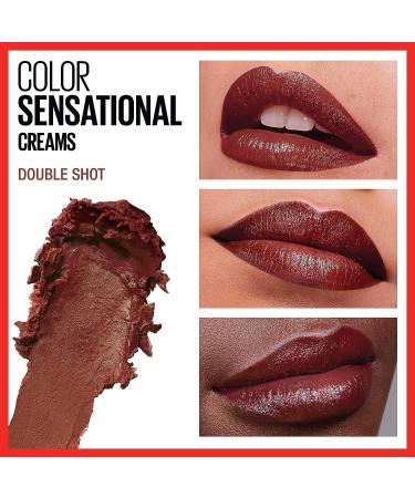 Maybelline Color Sensational Lipstick  Lip Makeup  Cream Finish  Hydrating Lipstick  Nude  Pink  Red  Plum Lip Color  Double Shot  0.15 oz  (Packaging May Vary) 111 DOUBLE SHOT 0.15 Ounce (Pack of 1) - Buy Online on GoSupps.com