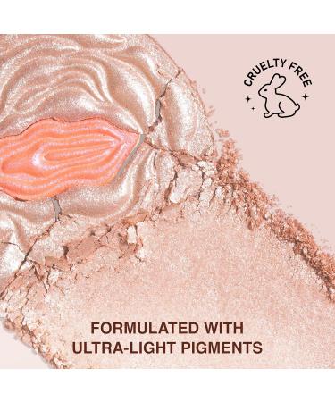 Highlighter Makeup Powder Divine V - Radiant Glow for All Skin Tones | Easy-to-Apply 0.53 Oz Face Highlighter - International Shipping Available - Buy Online on GoSupps.com