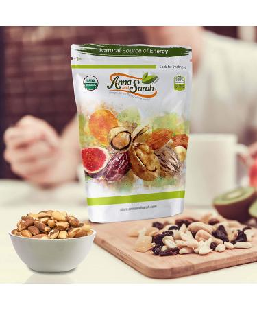 Anna and Sarah Organic Raw Brazil Nuts - 3lbs Resealable Bag (1 Pack) - Buy Online on GoSupps.com