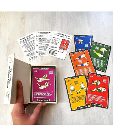 Stack 52 Bodyweight Exercise Workout Cards | Military Expert Designed | No Equipment Video Instructions | International Shipping - Buy Online on GoSupps.com