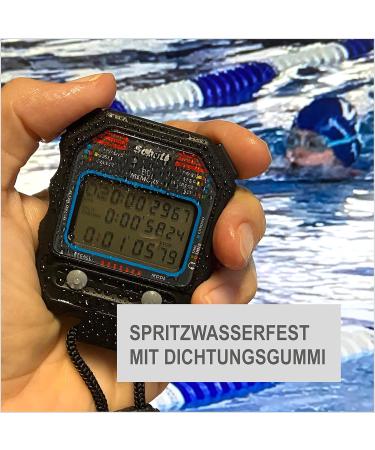 Sch tt PC-90 Stopwatch - Professional Digital Timer with 60 Memory Dual Timer & Pressure Point Mechanics | Ideal for Coaches & Athletes - Buy Online on GoSupps.com