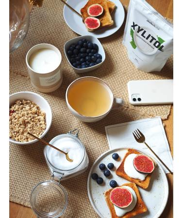 BioTechUSA Xylitol Powder containing Exclusively xylitol unflavoured Sweetener 500 g - Buy Online on GoSupps.com