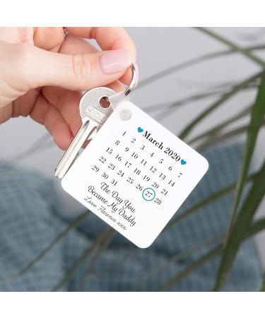 Personalised Drifting Ducks Daddy Keyring - Father's Day New Baby Gift - Buy Online on GoSupps.com