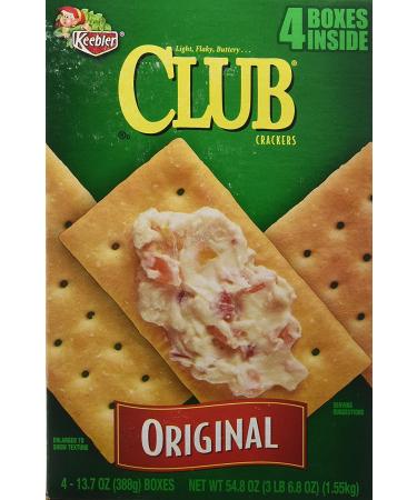 Keebler Original Club Crackers - 4 Pack, 13.7 oz. Boxes - Buy Online on GoSupps.com