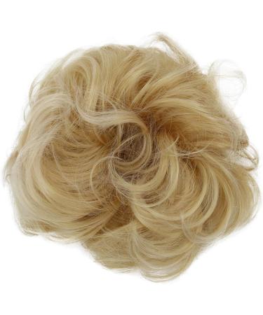 CAISHA by PRETTYSHOP Large Curly Messy Bun Hairpiece Scrunchy - Light Blonde G15E - Buy Online on GoSupps.com