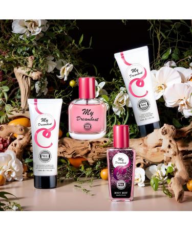 HyBrid & Company My Dreamboat 4Pcs Gift Set For Women 50ml-Perfume+50ml-Mist+50ml-Bodylotion+50ml-Shower Gel - Buy Online on GoSupps.com