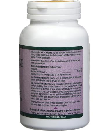 Prairie Naturals Vinpocetine with Blueberry Softgel - 120 Count Blueberry 120 count (Pack of 1) - Buy Online on GoSupps.com